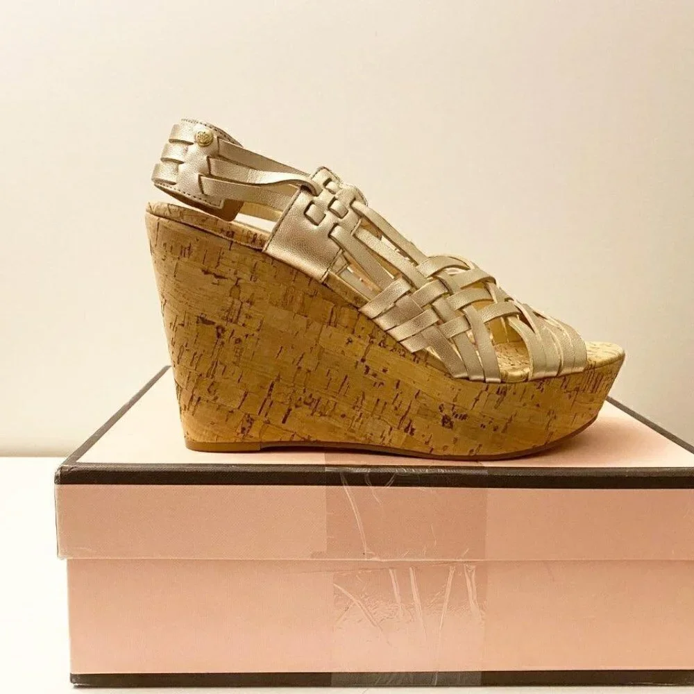 JUICY COUTURE Kody Wedges Cork Gold